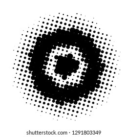 Comic background. Pop art style. Pattern with circles, halftone dotted backdrop. Radiating from the center starburst, sun burst rays, lines. Design for web banners, Wallpaper,sites Vector illustration
