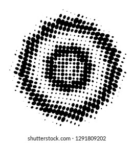 Comic background. Pop art style. Pattern with circles, halftone dotted backdrop. Radiating from the center starburst, sun burst rays, lines. Design for web banners, Wallpaper,sites Vector illustration