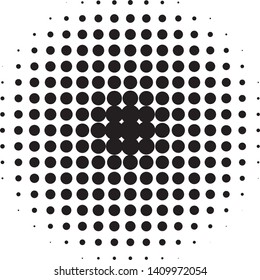 Comic background. Pop art style. Pattern with circles, halftone dotted backdrop. Radiating from the center starburst, sun burst rays, lines. Design for web banners, Wallpaper,sites Vector illustration