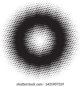 Comic background. Pop art style. Pattern with circles, halftone dotted backdrop. Radiating from the center starburst, sun burst rays, lines. Design for web banners, Wallpaper,sites Vector illustration