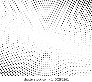 Comic background. Pop art style. Pattern with circles, halftone dotted backdrop. Radiating from the center dotted rays, lines. Design for web banners, Wallpaper,sites Vector illustration