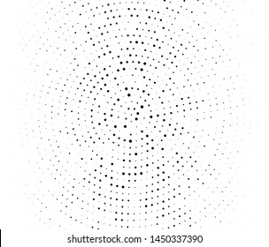 Comic background. Pop art style. Pattern with circles, halftone dotted backdrop. Radiating from the center small and big dotted rays, lines. Design for web banners, Wallpaper,sites Vector illustration