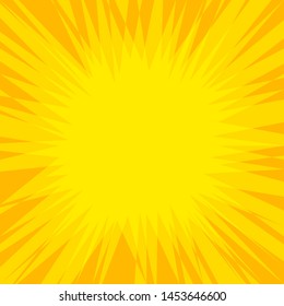 Comic background in pop art style. Vector illustration with space to insert text or image.