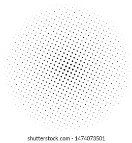 Comic background. Pop art style. Pattern with circles, halftone dotted backdrop. Radiating from the center starburst, sun burst rays, lines. Vector illustration
