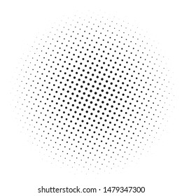 Comic background. Pop art style. Pattern with circles, halftone dotted backdrop. Radiating from the center starburst, sun burst rays, lines. Vector illustration
