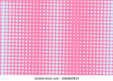 Fondo cómico. Estilo pop artístico. Patrón con pequeños círculos, puntos. Fondo con puntos de semitono. Diseño para banners web, fondos de pantalla, sitios web. Ilustración vectorial.