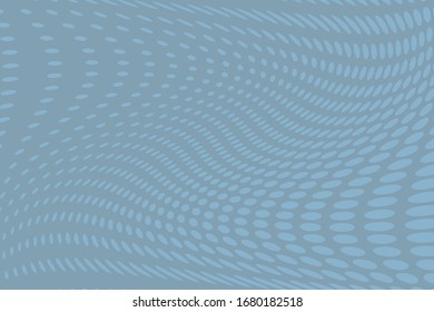  Fondo cómico. Estilo pop artístico. Patrón con pequeños círculos, puntos. Fondo con puntos de semitono. Diseño para banners web, fondos de pantalla, sitios web. Ilustración vectorial. Color azul.