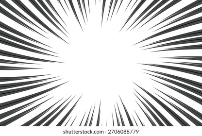 Fondo cómico. Patrón de semitono de explosión de sol de estilo de arte Pop. Ilustración vectorial.