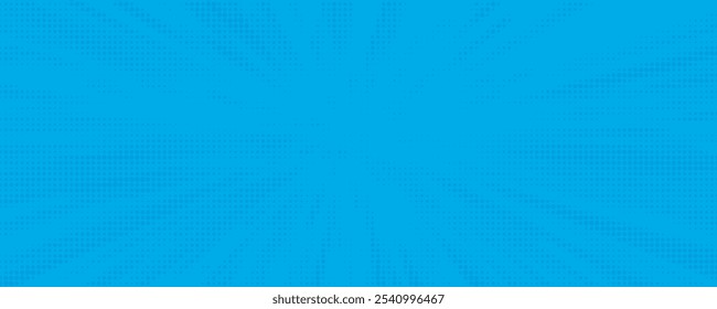História em quadrinhos. Textura da arte pop. Estilo de desenho animado Starburst. Design de anime com efeito de explosão para impressão. Padrão de pontos divertido.