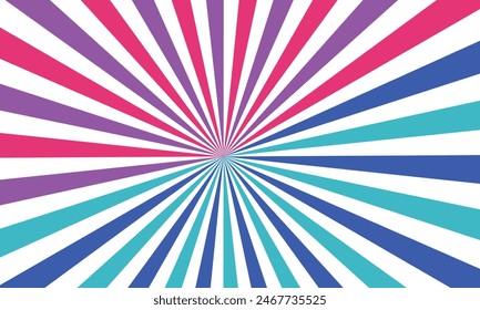 comic background with retro rays	