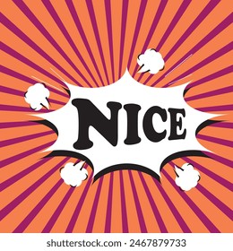Comic background Retro and template for vintage style with speech bubble on colorful background