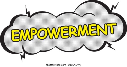 Comic Balloon Power Word: Empowerment