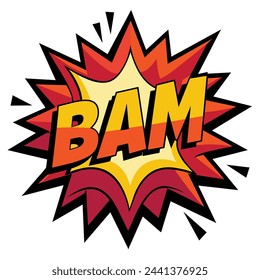 Comic Bam Splash Vector Illustration