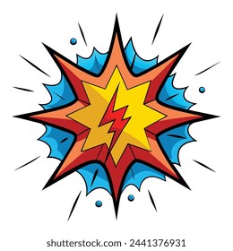 Comic Bam Splash Vector Illustration