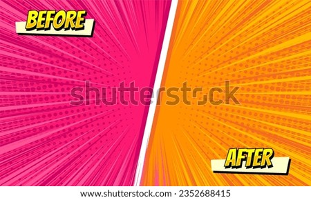 Similar – Image, Stock Photo Explosion of colors after the sunset at a small port on the lake