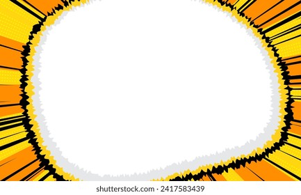 Diseño de fondo de dibujos animados en blanco cómico	