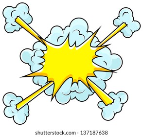 Comic Blast Vector