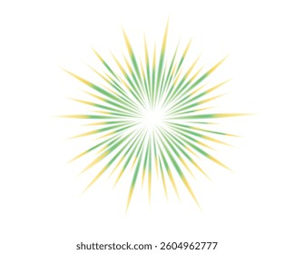 Comic blur color motion lines with radial focus for high energy effects. Graphic high speed explosion. Comic High Speed Ray, design for manga and anime schedule . Vector.