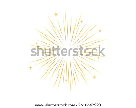 Comic blurred color lines with motion stars with radial focus for high energy effects. Graphic high speed explosion Comic high speed beam, design for manga and anime graphics. Vector.
