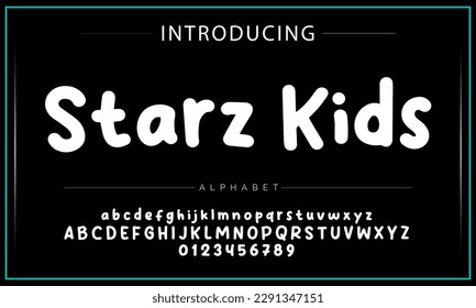 Comic book alphabet. Retro cartoon comic book graphic font elements, alphabet letters and numbers symbols vector illustration set. Creative script with letter and numeral elements. Pop art design