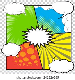 Comic book backgound