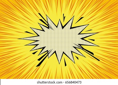 Comic book background abstract. Vector illustration