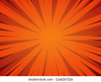 Comic book background, old vintage magazine style, halftone texture. EPS 10