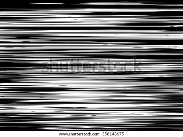 Comic Book Black White Horizontal Lines Stock Vector Royalty Free