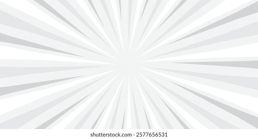 Comic book black and white radial lines background. Manga speed frame. Super hero action. Vector illustration