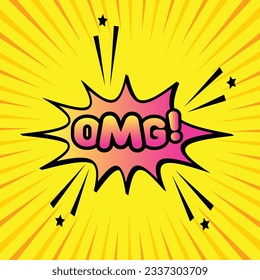 Comic book, Cartoon comic background with various speech bubbles, symbols, pop-art style and sound effects and  style Rays, radial, halftone, dotted effect  colored Halftone Backgrounds
