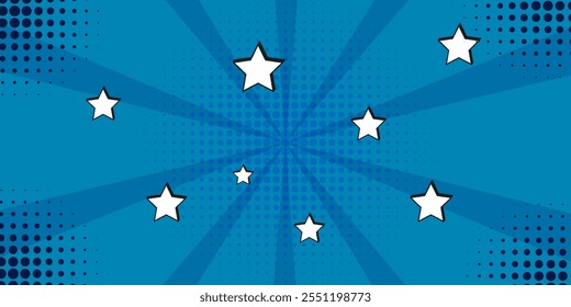 Comic Buch Cartoon Puff Wolke Comic Hintergrund. Pop Art lustiger Rauchdampf