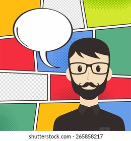 comic book cartoon theme