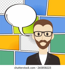 comic book cartoon theme