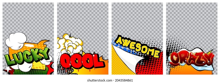 Cubierta de historietas, Colección de plantillas de diseño de volante corporativo. Juego de Folletos, Afiche, Portada de Revista, Volante. Ilustración vectorial.