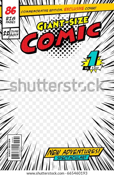 Comic book\
cover. Vector illustration style\
cartoon.