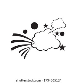 Comic Book Design Element Vector Illustration
