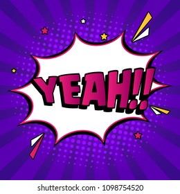 Comic book dialog speech bubble background 