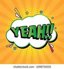 Comic book dialog speech bubble background 