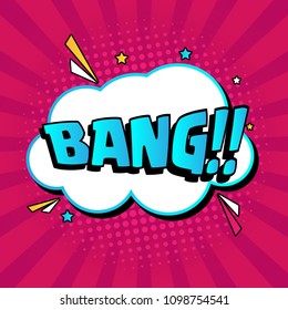 Comic book dialog speech bubble background 