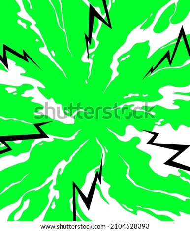 Comic book fantastic wind and clouds, smoke backgrounds. Design template page. Hand drawn vector art illustration. 