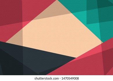 Comic book geometric pop art retro background. Abstract vector pattern 80s-90s. Halftone trendy frame for text banner.