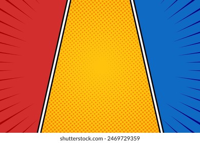 comic book halftone pop art background image