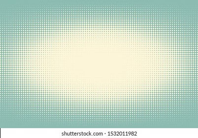 Comic Book Halftone Texture Pop Art Background. Retro Color Style. Vintage Pastel Colors Vector Illustration. Retro Halftone Dotted Background.