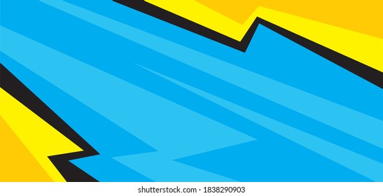 Comic book page design. magazine cover Premium Vector