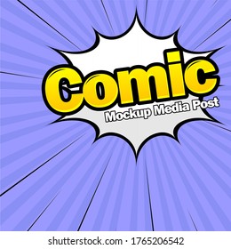 comic book page template design. Magazine cover