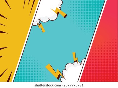 Comic Book Pop Art Background