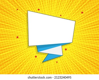 comic book pop art with black speech bubble for background cover presentation vector illustration