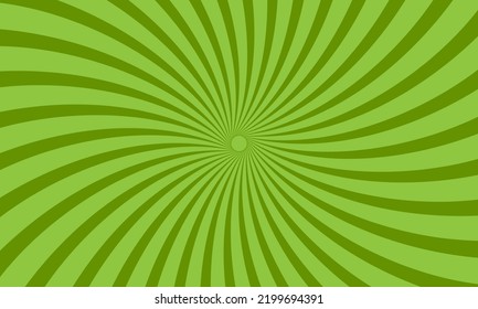 Comic book pop art star burst green background