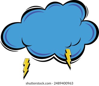 Comic book pop art style Ilustración vectorial en la nube