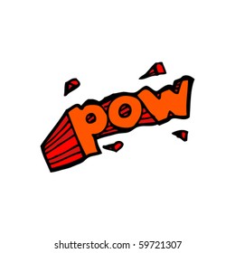 comic book POW cartoon